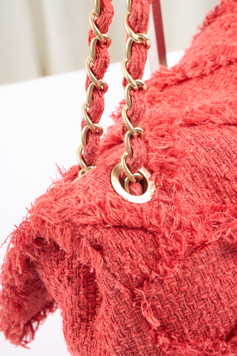 Chanel Large Nature Red Flap 2009 Bag