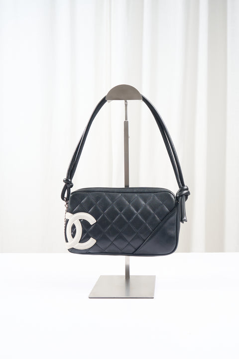 Chanel Pochette Cambon Black and White Bag