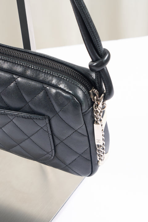 Chanel Pochette Cambon Black and White Bag