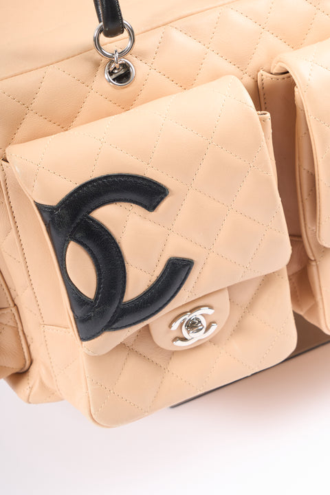 Chanel Cambon Multi-Pocket Beige Bag