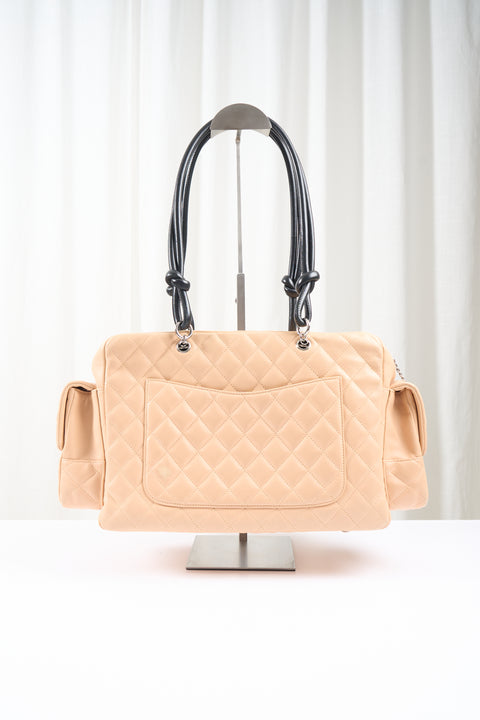 Chanel Cambon Multi-Pocket Beige Bag