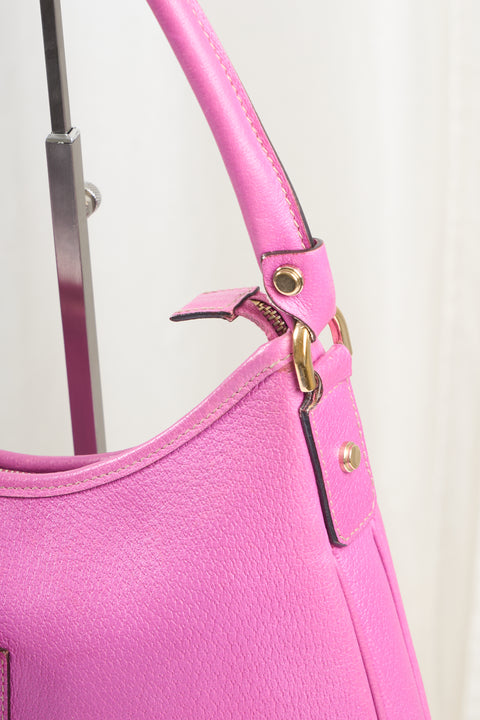 Gucci Abbey Lilac Leather Bag