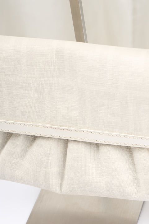 Fendi Ecru Mono Canvas Bag