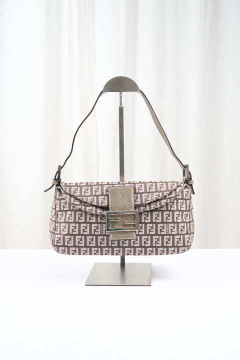Fendi Baguette Flap Mono Bag