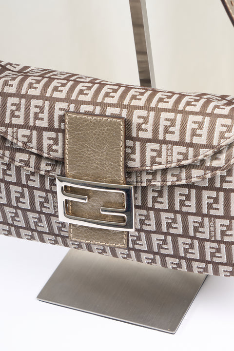 Fendi Baguette Flap Mono Bag
