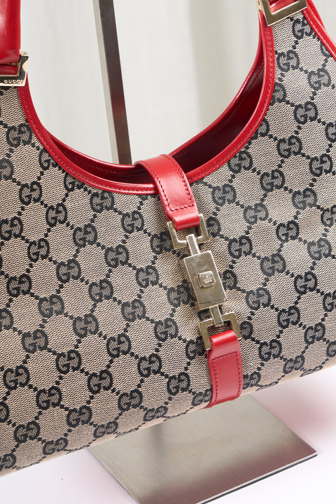Gucci Jackie Medium Red HandBag