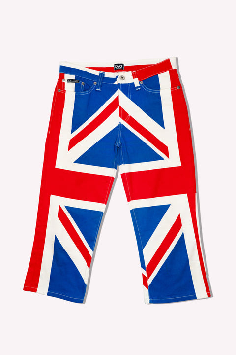 Dolce&Gabbana England Print Capri