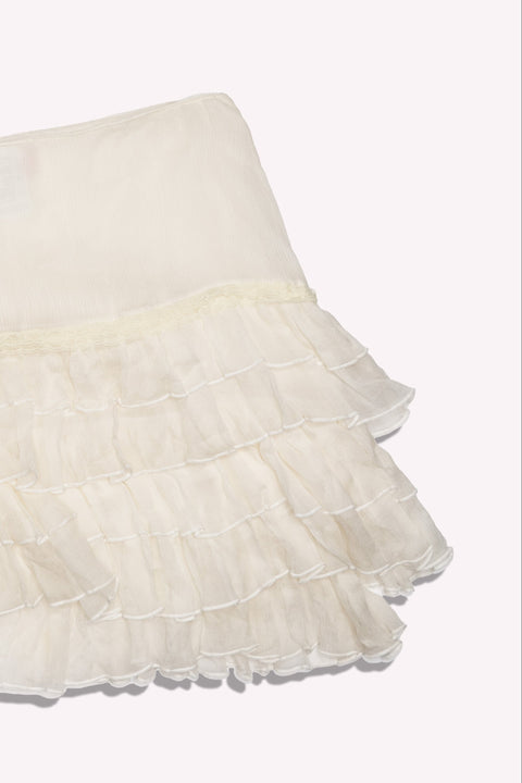 Blumarine White Skirt