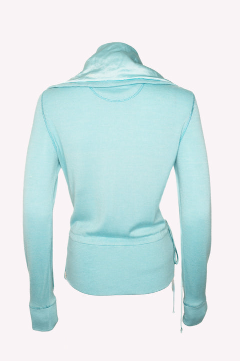Valentino Turquoise Zip Up