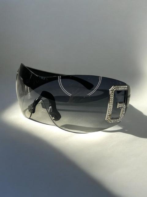 D&G Oversized Rhinestones Sunglasses