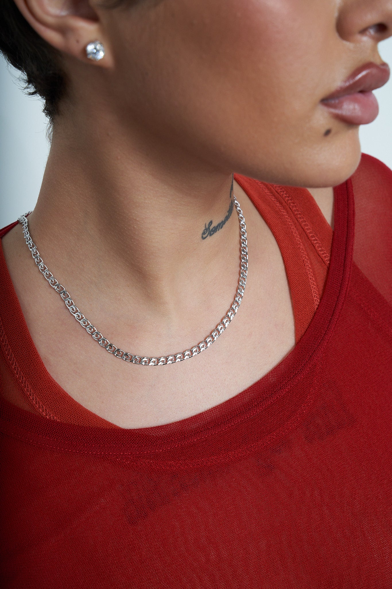 Clara store silver chain